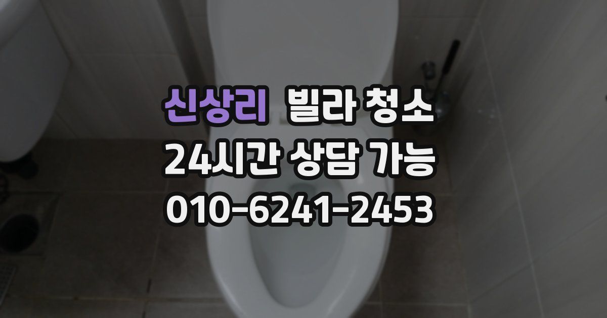 신상리 빌라 청소