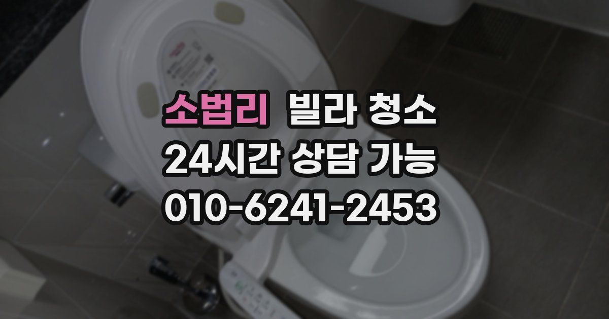 소법리 빌라 청소