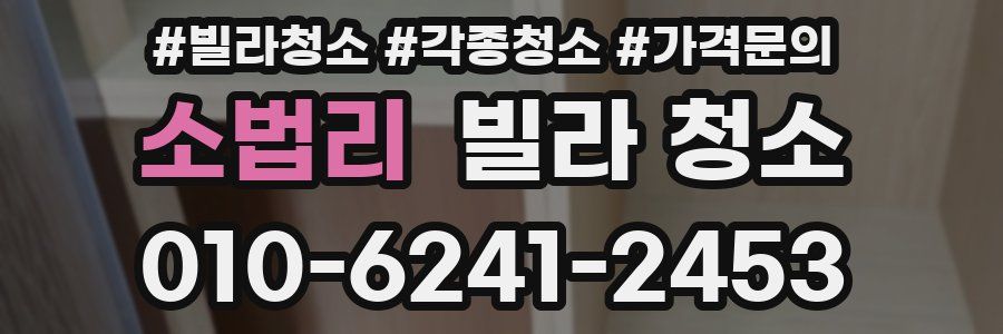 소법리 빌라 청소