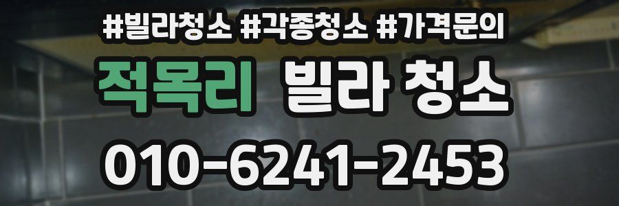 적목리 빌라 청소