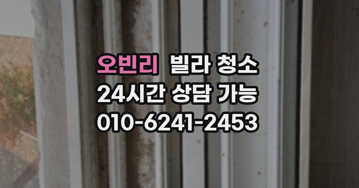 오빈리 빌라 청소