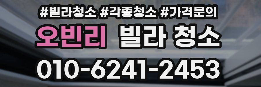 오빈리 빌라 청소