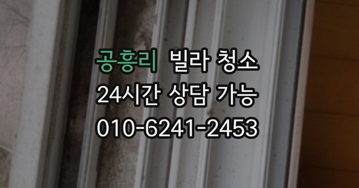 공흥리 빌라 청소