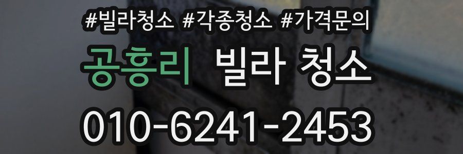 공흥리 빌라 청소