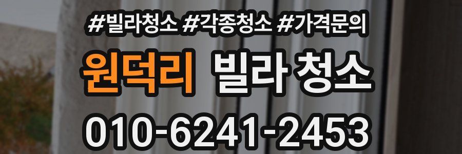 원덕리 빌라 청소