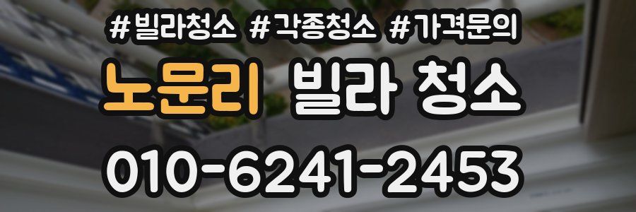 노문리 빌라 청소