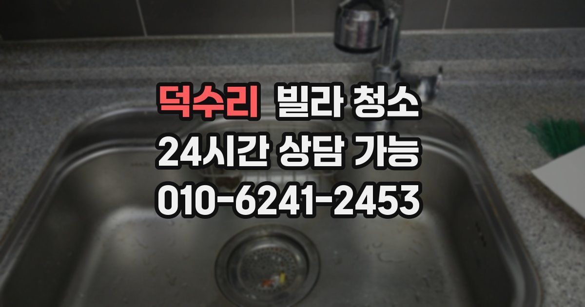 덕수리 빌라 청소