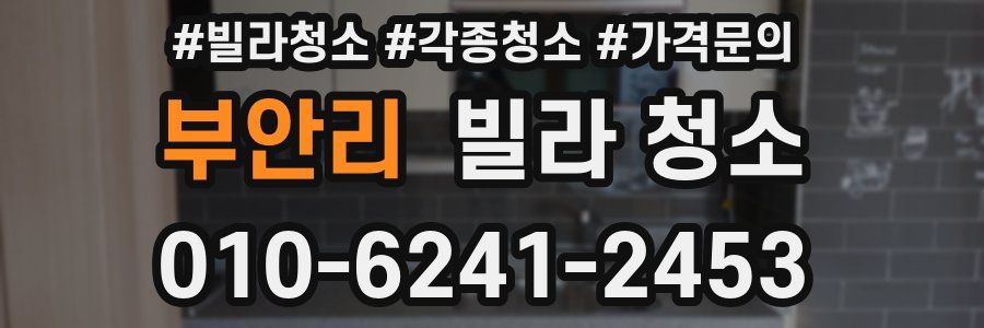 부안리 빌라 청소