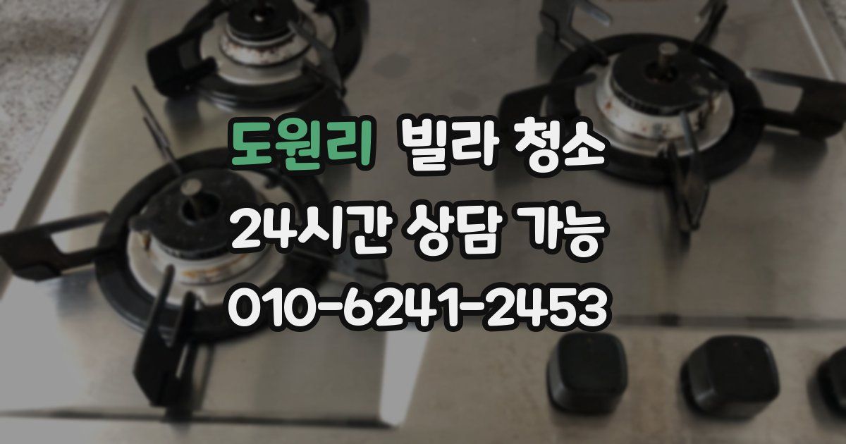 도원리 빌라 청소