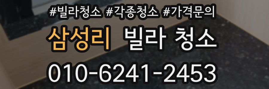 삼성리 빌라 청소