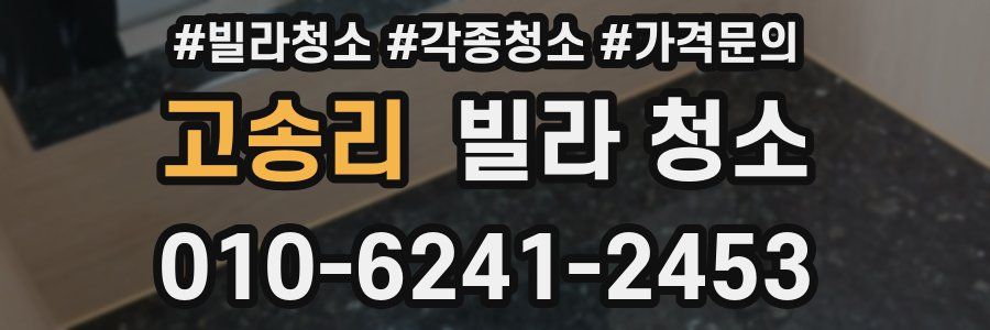 고송리 빌라 청소