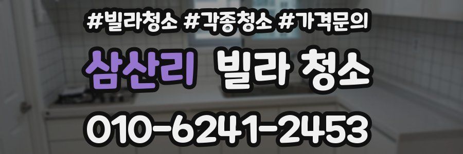 삼산리 빌라 청소