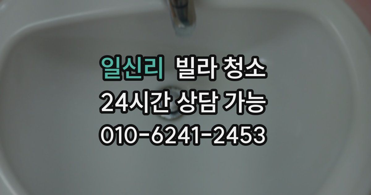 일신리 빌라 청소