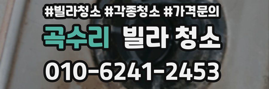 곡수리 빌라 청소