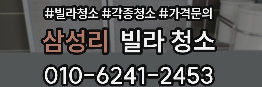 삼성리 빌라 청소