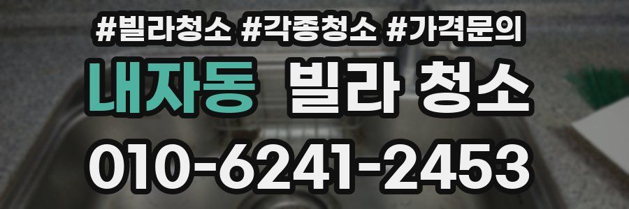 내자동 빌라 청소