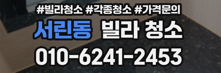 서린동 빌라 청소
