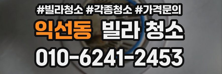 익선동 빌라 청소