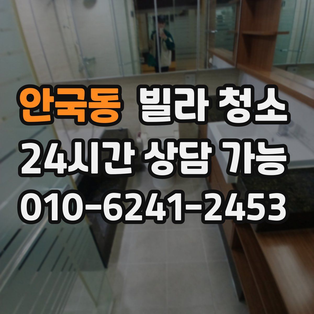 안국동 빌라 청소