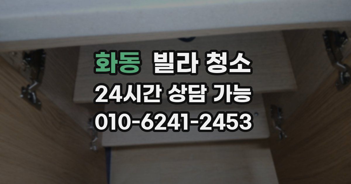 화동 빌라 청소