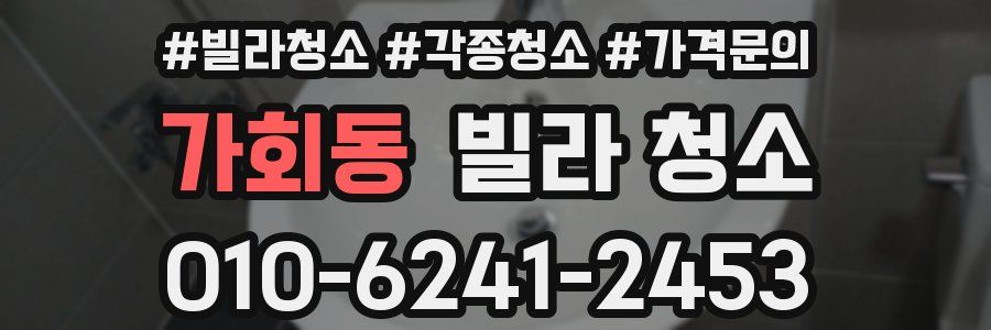 가회동 빌라 청소