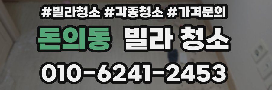 돈의동 빌라 청소