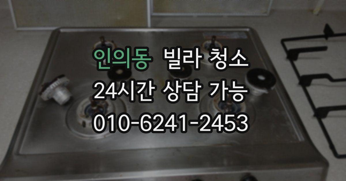 인의동 빌라 청소