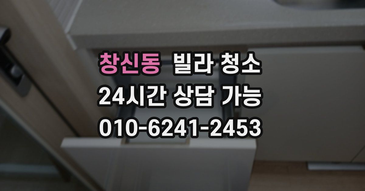 창신동 빌라 청소