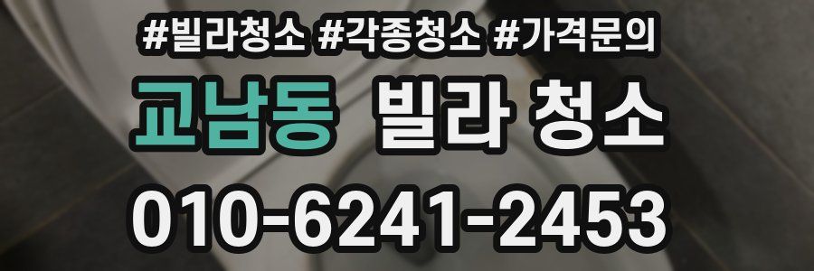 교남동 빌라 청소