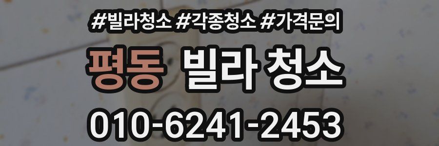 평동 빌라 청소