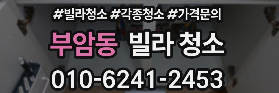 부암동 빌라 청소