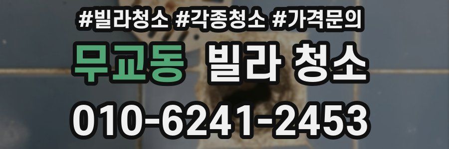 무교동 빌라 청소