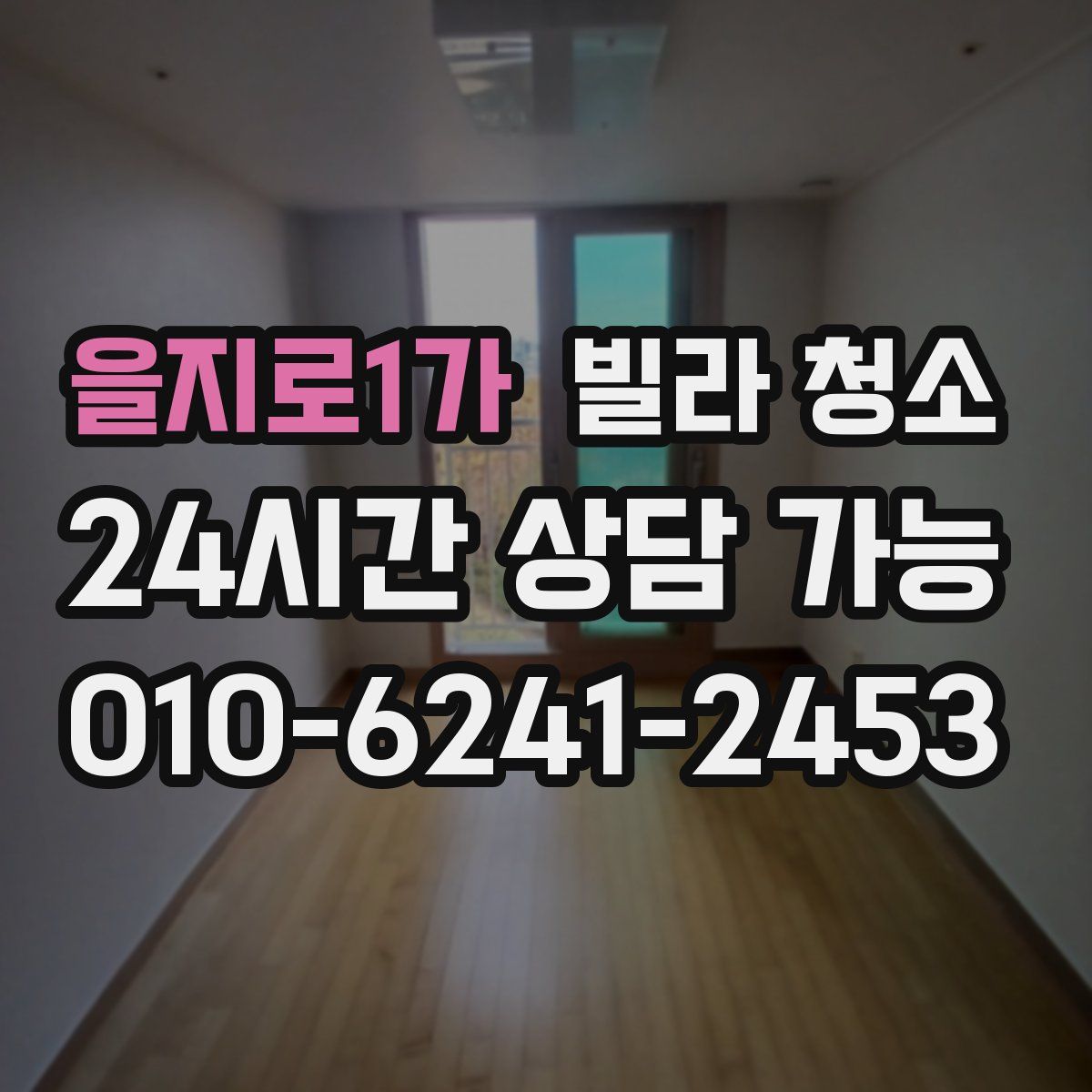 을지로1가 빌라 청소