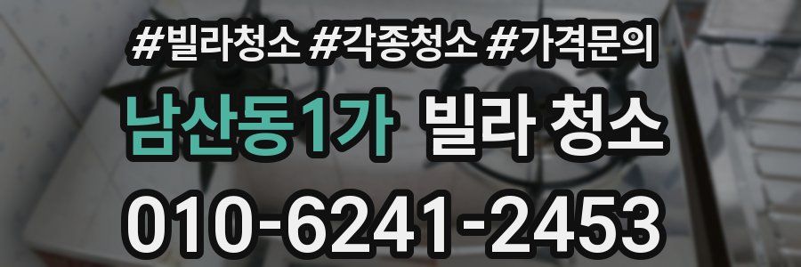 남산동1가 빌라 청소