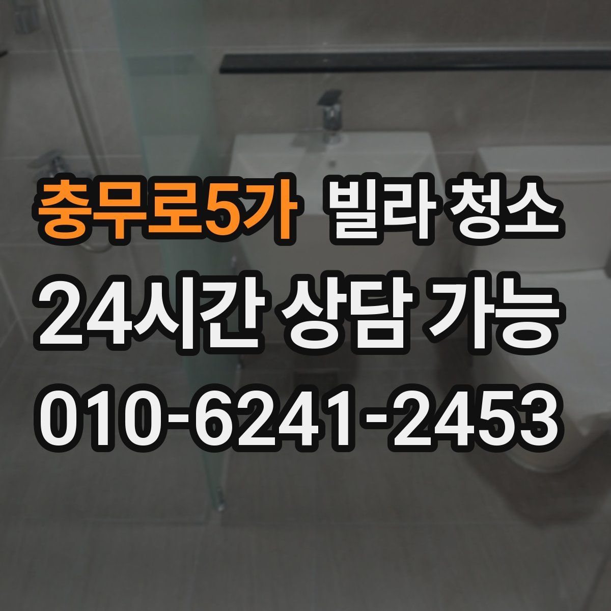 충무로5가 빌라 청소