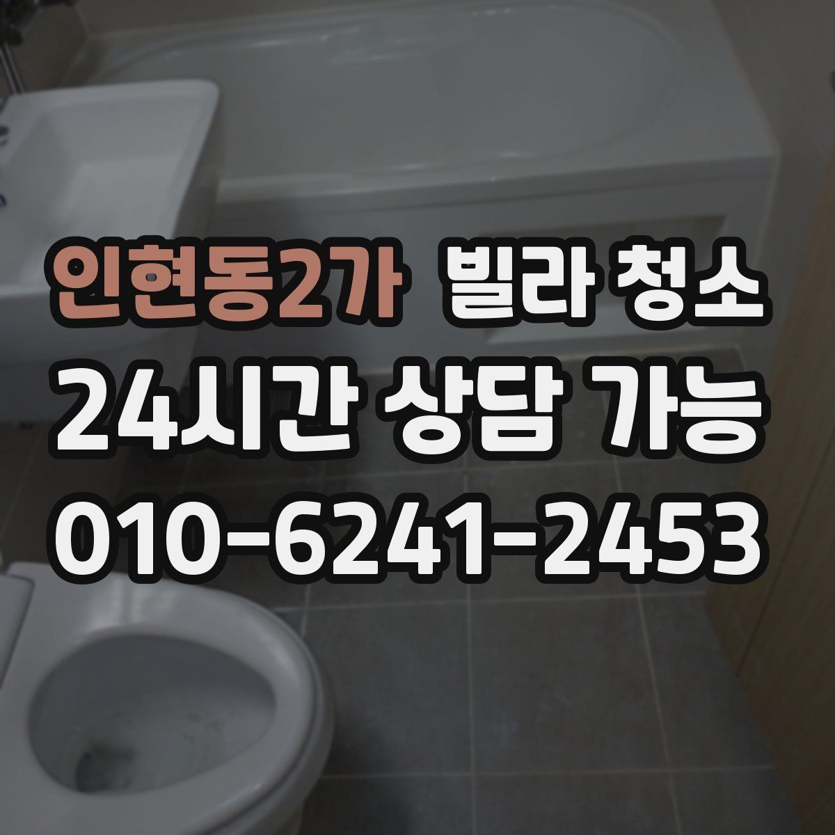 인현동2가 빌라 청소