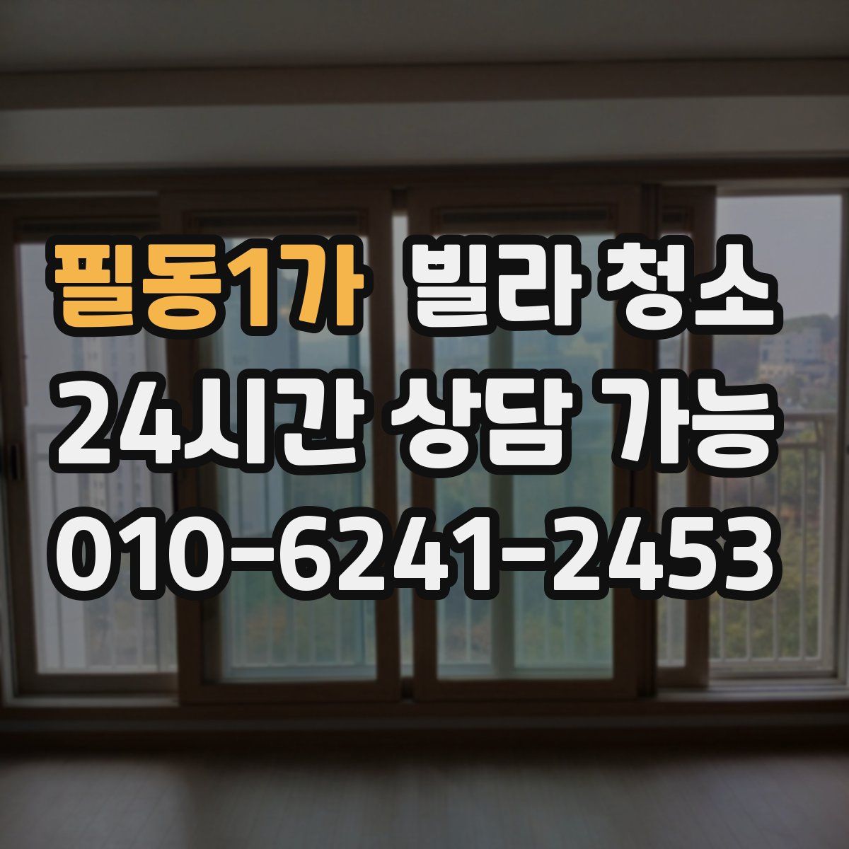 필동1가 빌라 청소