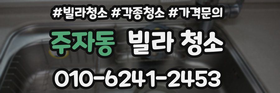 주자동 빌라 청소