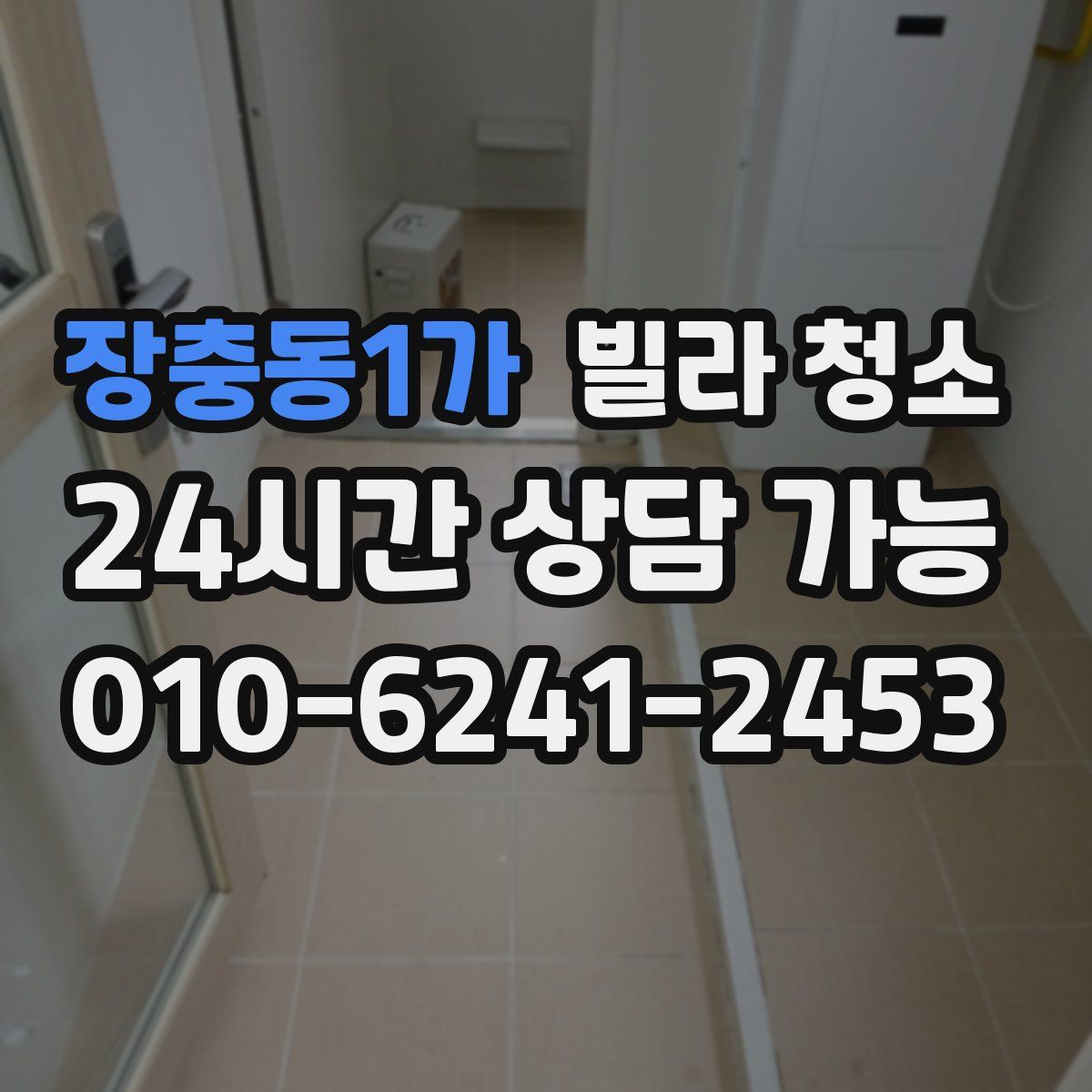 장충동1가 빌라 청소