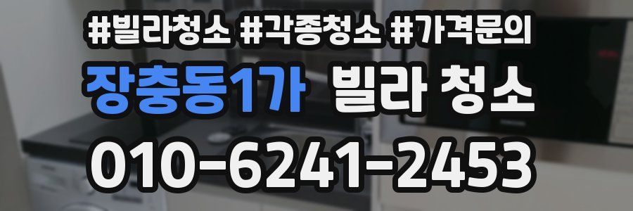 장충동1가 빌라 청소