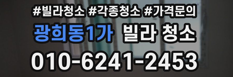 광희동1가 빌라 청소