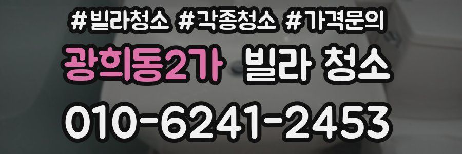 광희동2가 빌라 청소