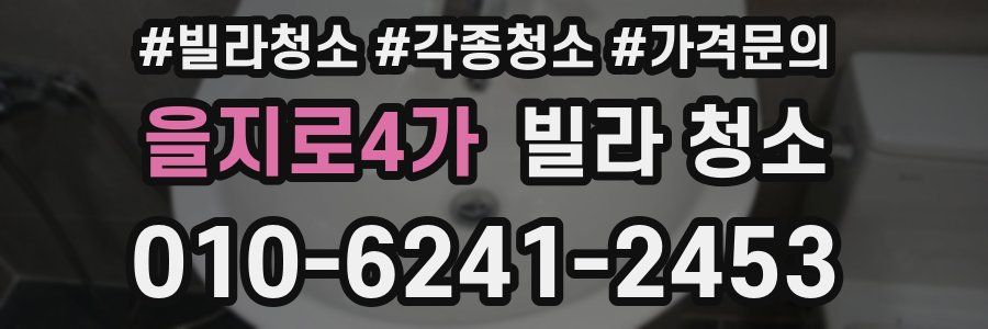 을지로4가 빌라 청소