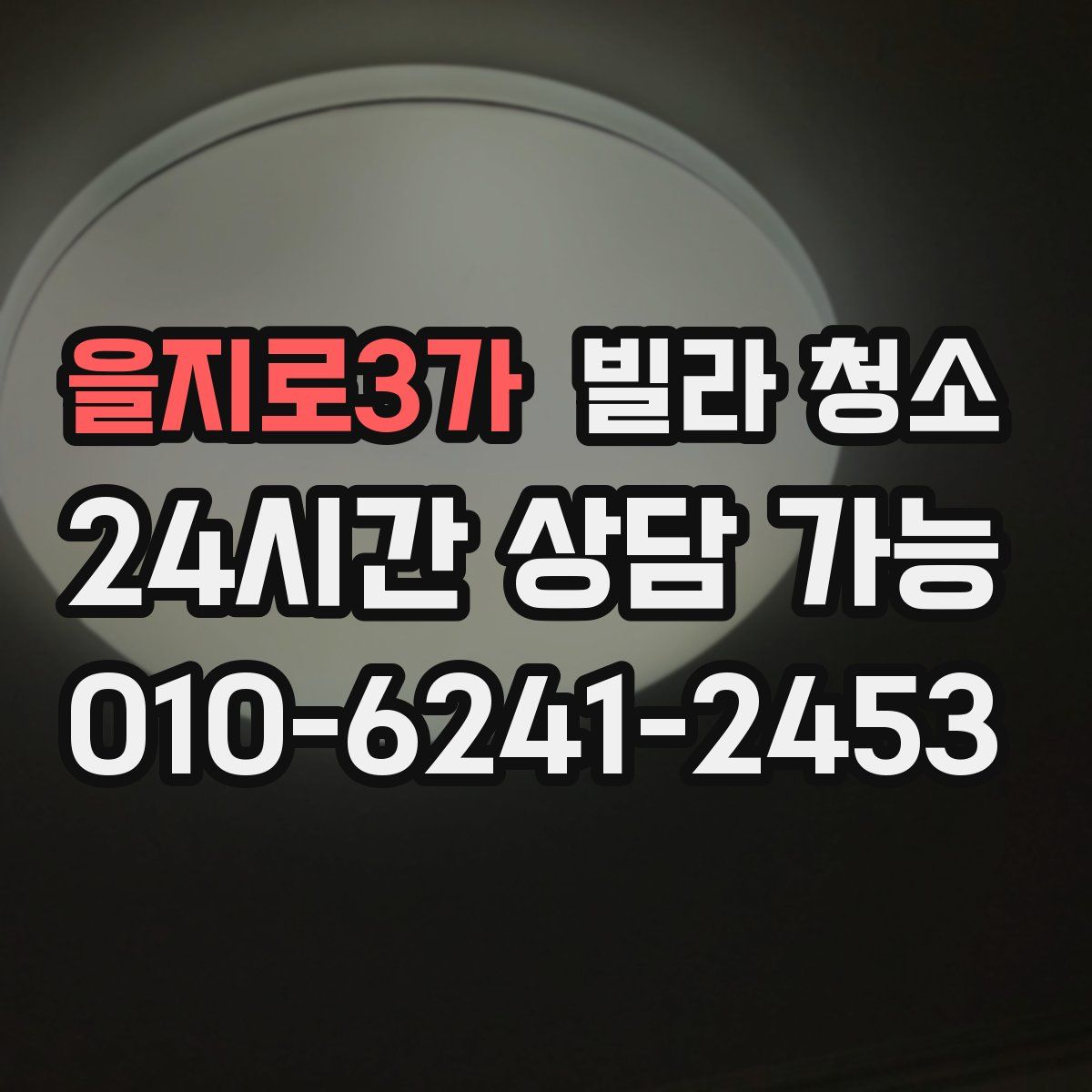 을지로3가 빌라 청소