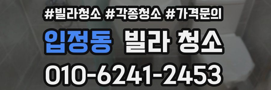입정동 빌라 청소