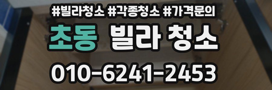 초동 빌라 청소