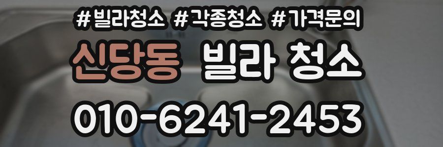 신당동 빌라 청소