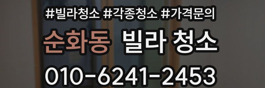 순화동 빌라 청소