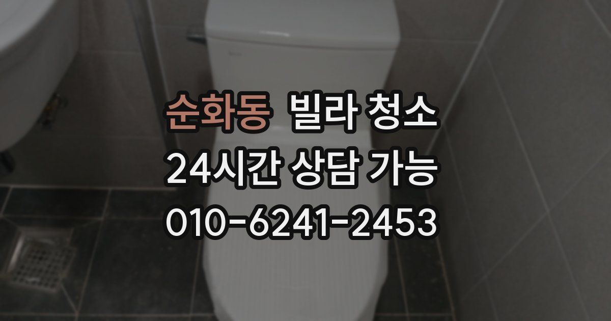 순화동 빌라 청소