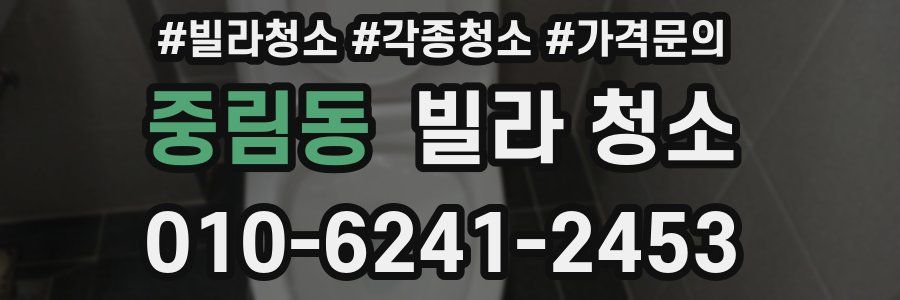 중림동 빌라 청소